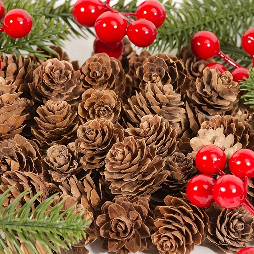 Christmas Wreath Fake - Artificial Rattan Frame Home Room Wedding