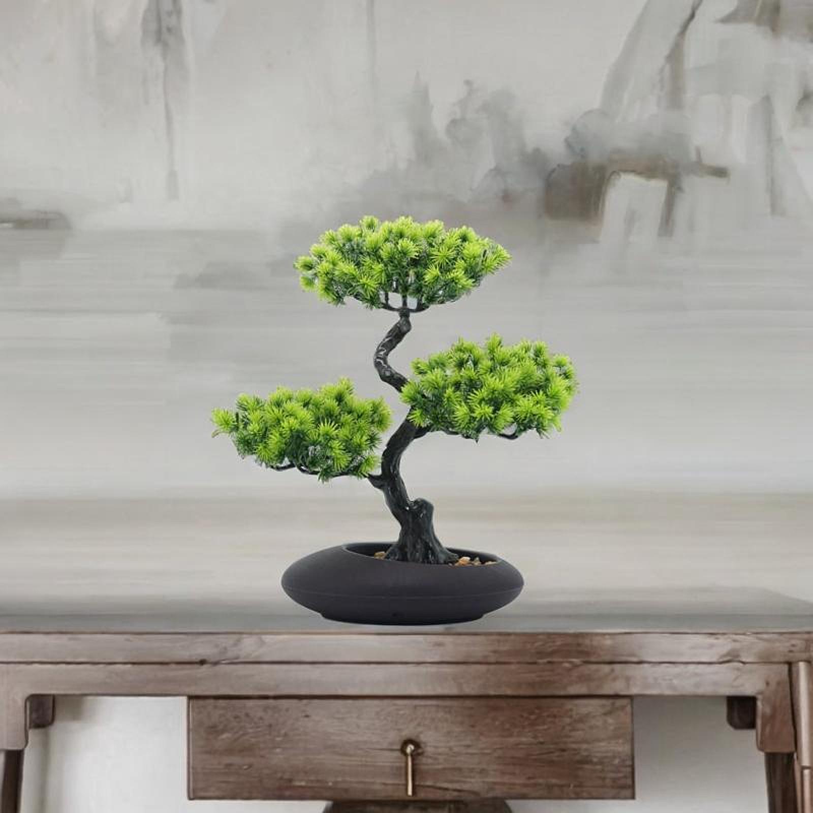 Christmas Tree Artificial - Artificial Potted Greeting Pine Lifelike for