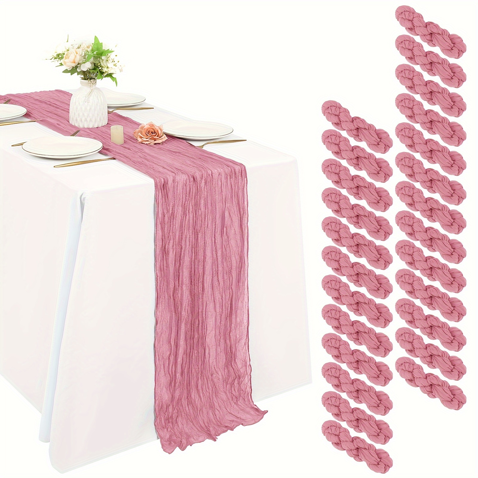 Christmas Table Runner - Of 25 Black Cheesecloth Table Runners,