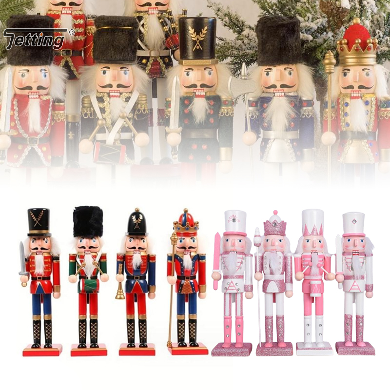 Nutcracker Figurine - Cartoon Walnut Soldier Figurine Christmas Ornament