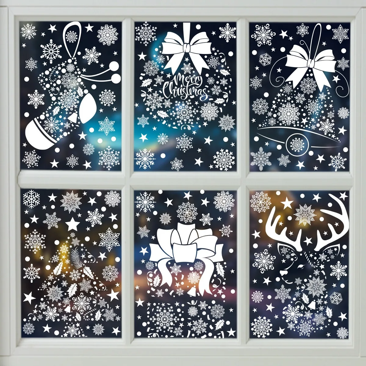 Christmas Wall Sticker Snowfla - Snowflake Window Decal recensie en prijs