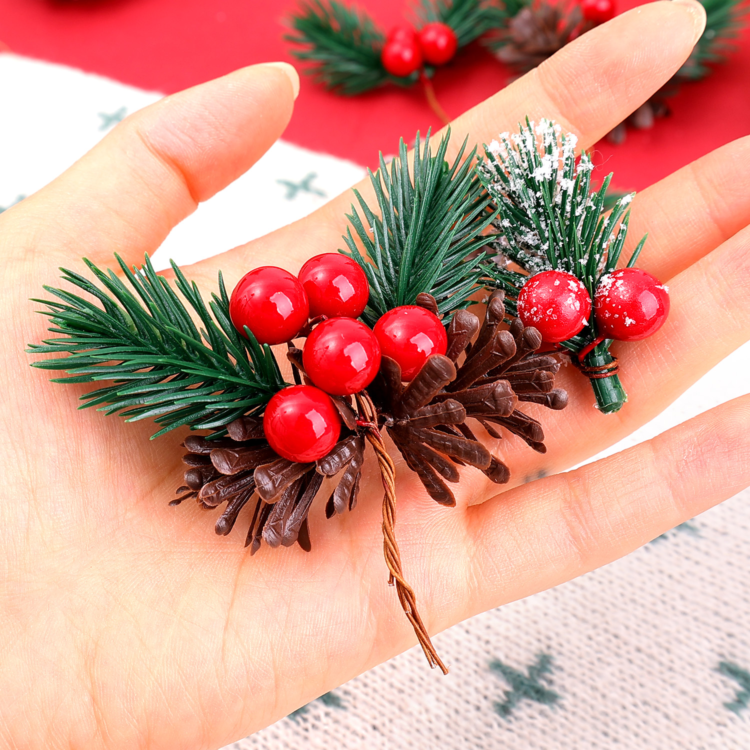 5/50Pcs Christmas Artificial P - Christmas Tree Artificial recensie en prijs