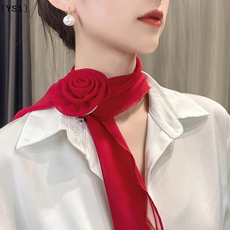 〔YS1〕Fashion Rose Flower Silk  - Ribbon Bow Gift recensie en prijs