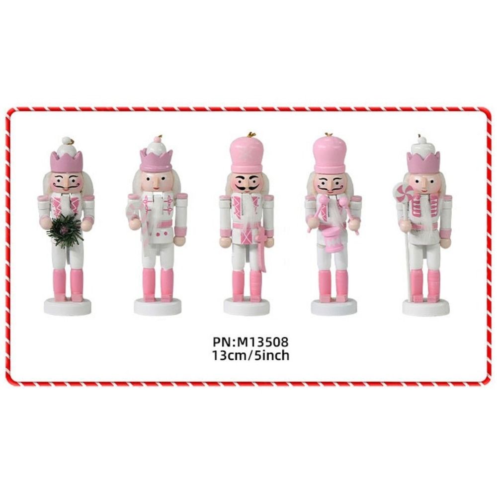 5PCS Macarone Powder Christmas - Nutcracker Figurine recensie en prijs