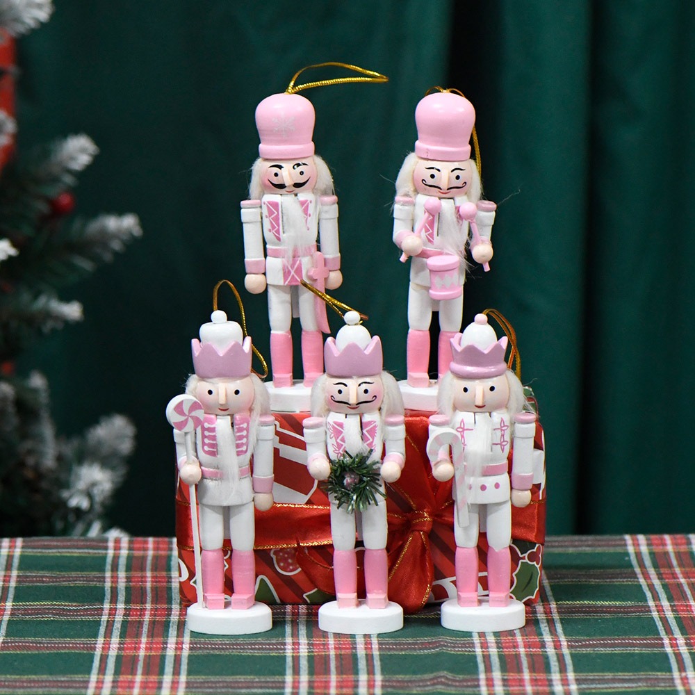 5PCS Macarone Powder Christmas - Nutcracker Figurine recensie en prijs