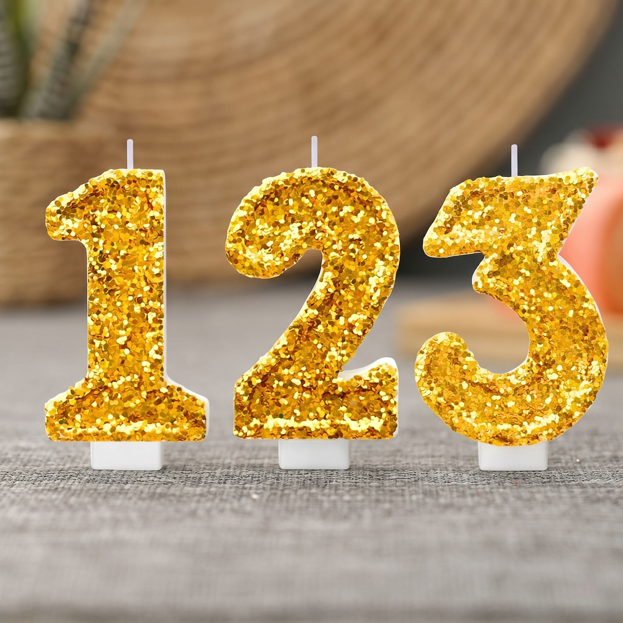 Digital Birthday Candle Gold C - Holiday Candle Set recensie en prijs