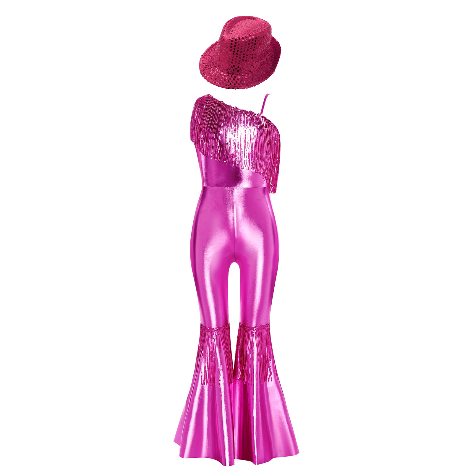Girls Sparkly Sequins Jumpsuit - Elf Costume Christmas recensie en prijs