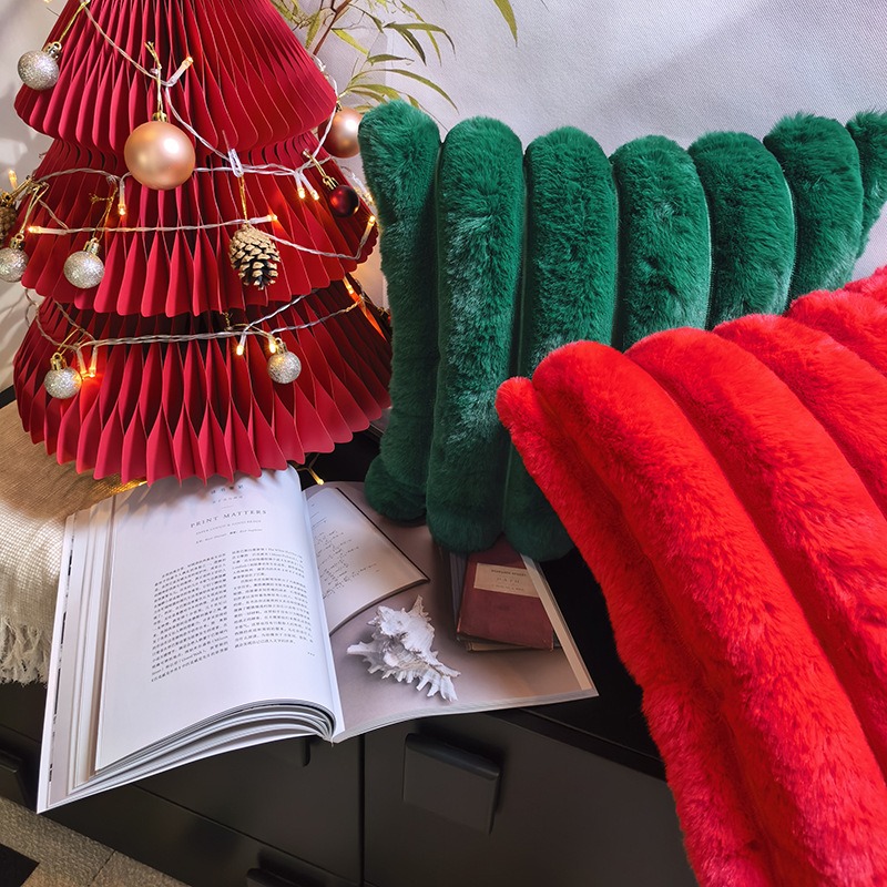 Christmas green imitation rabb - Christmas Throw Blanket recensie en prijs