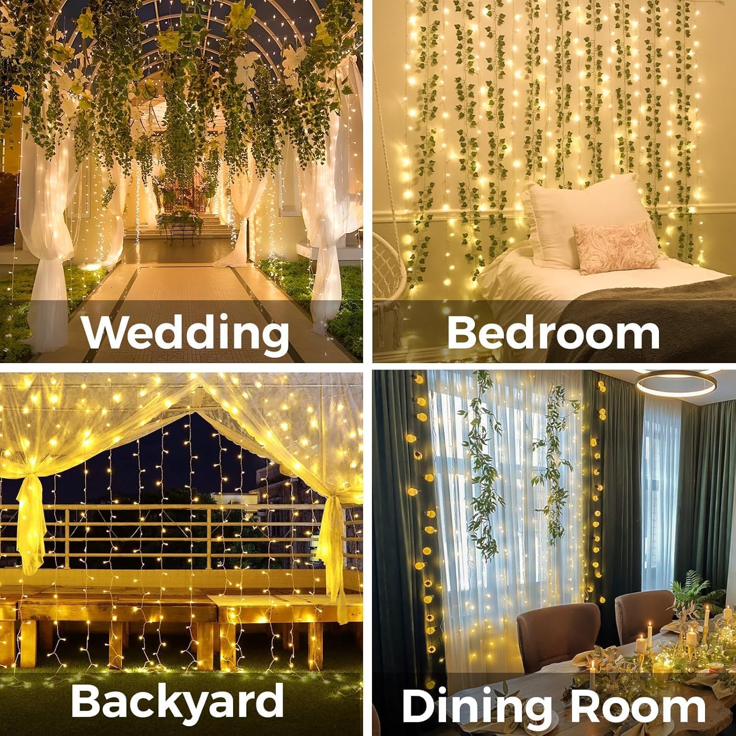 Curtain Lights For Bedroom 200 - Christmas Lights Outdoor recensie en prijs