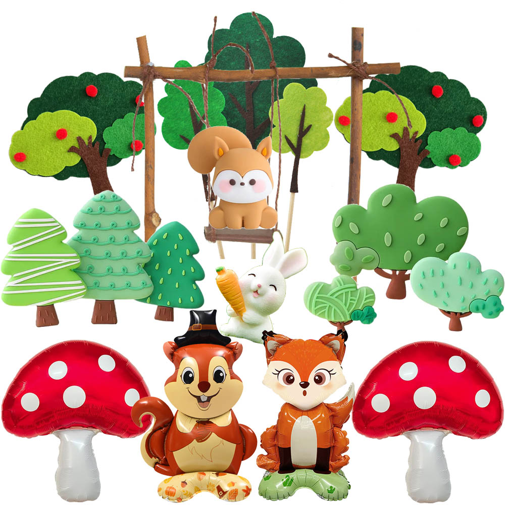 Woodland Cartoon Animal Cake D - Star Tree Topper recensie en prijs