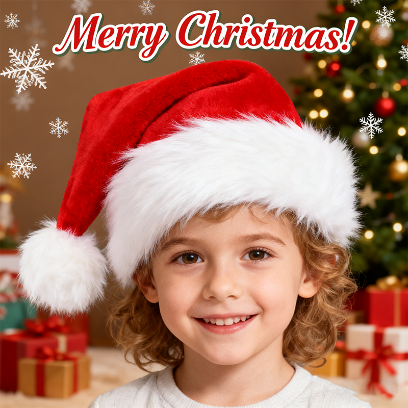 Christmas Santa Hat Xmas Long  - Santa Hat Plush recensie en prijs