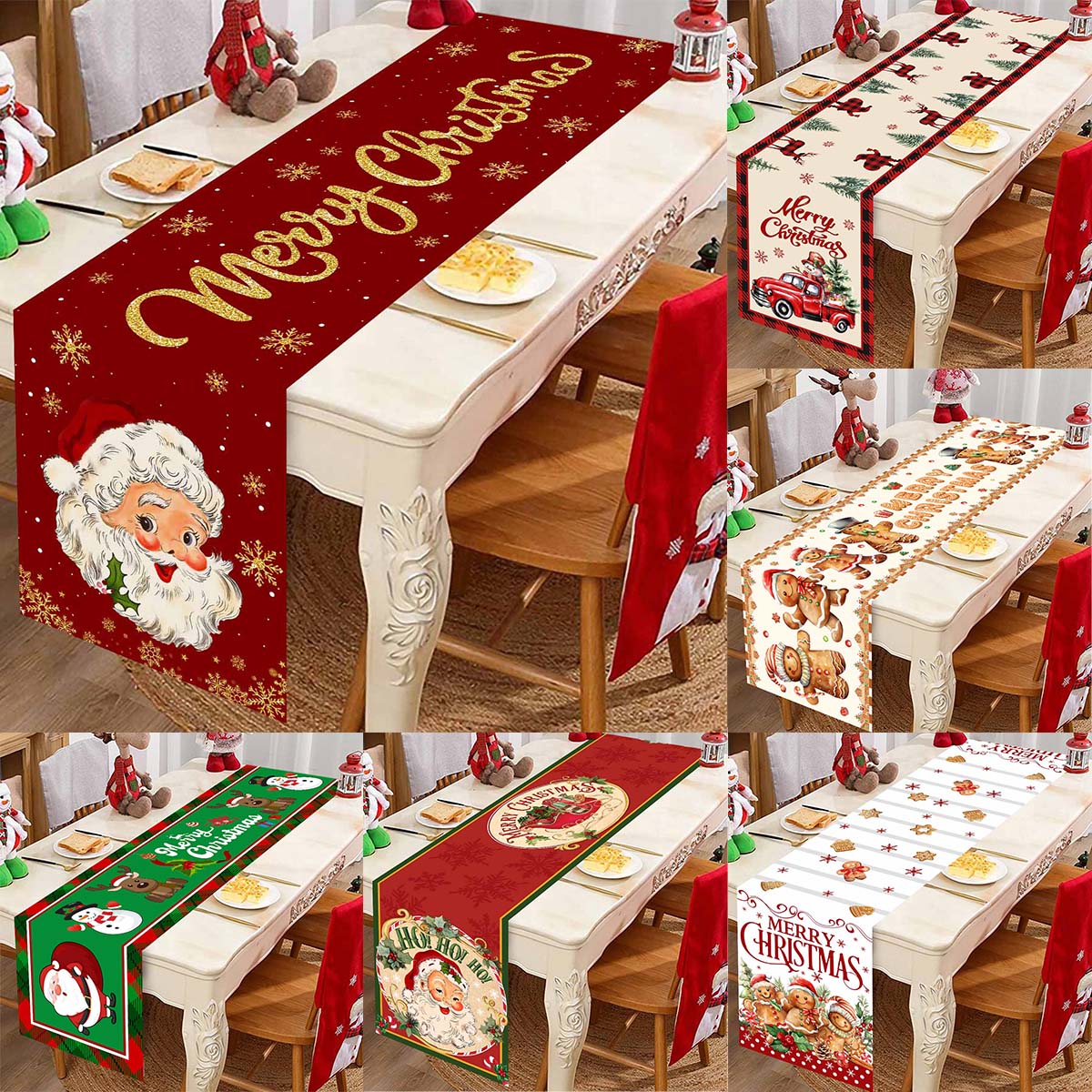 Christmas Santa Clause Polyest - Christmas Table Runner recensie en prijs