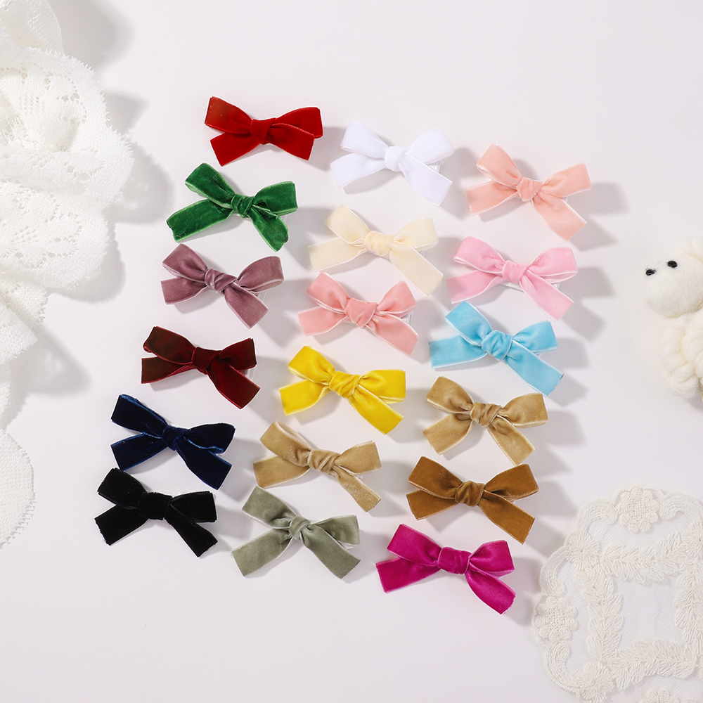 6Pcs Solid Ribbon Bows Hair Cl - Ribbon Bow Gift recensie en prijs