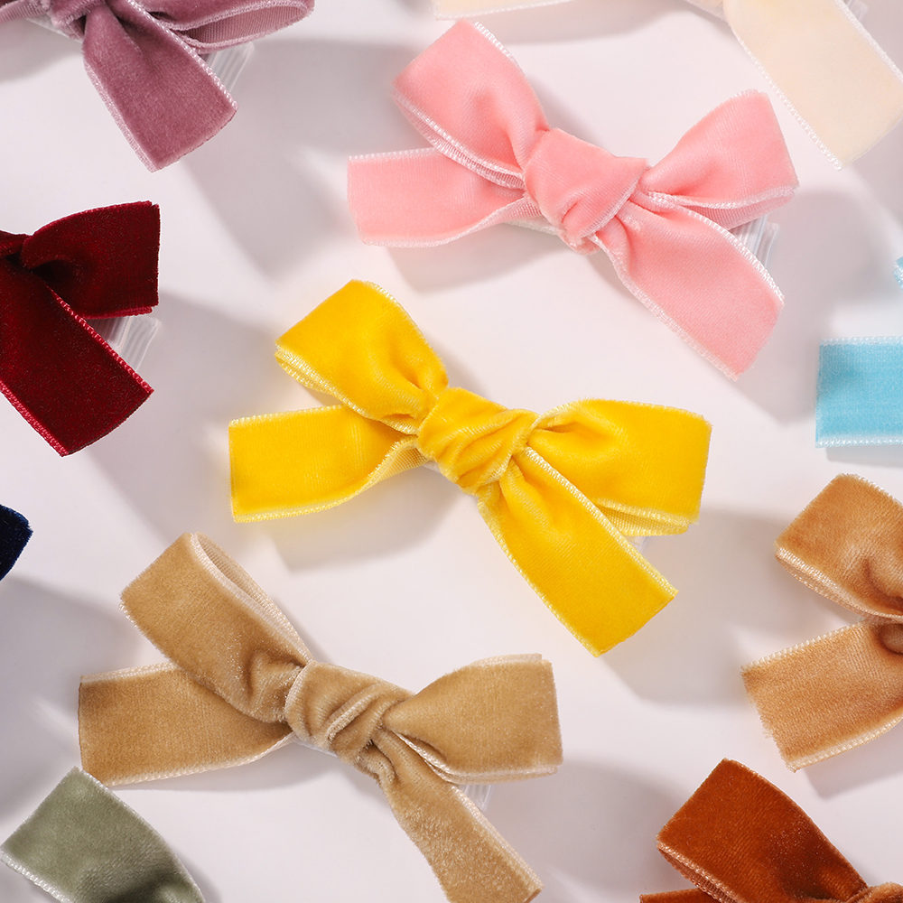6Pcs Solid Ribbon Bows Hair Cl - Ribbon Bow Gift recensie en prijs