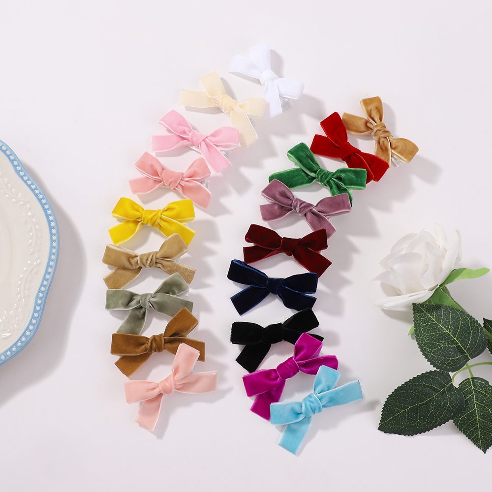 6Pcs Solid Ribbon Bows Hair Cl - Ribbon Bow Gift recensie en prijs