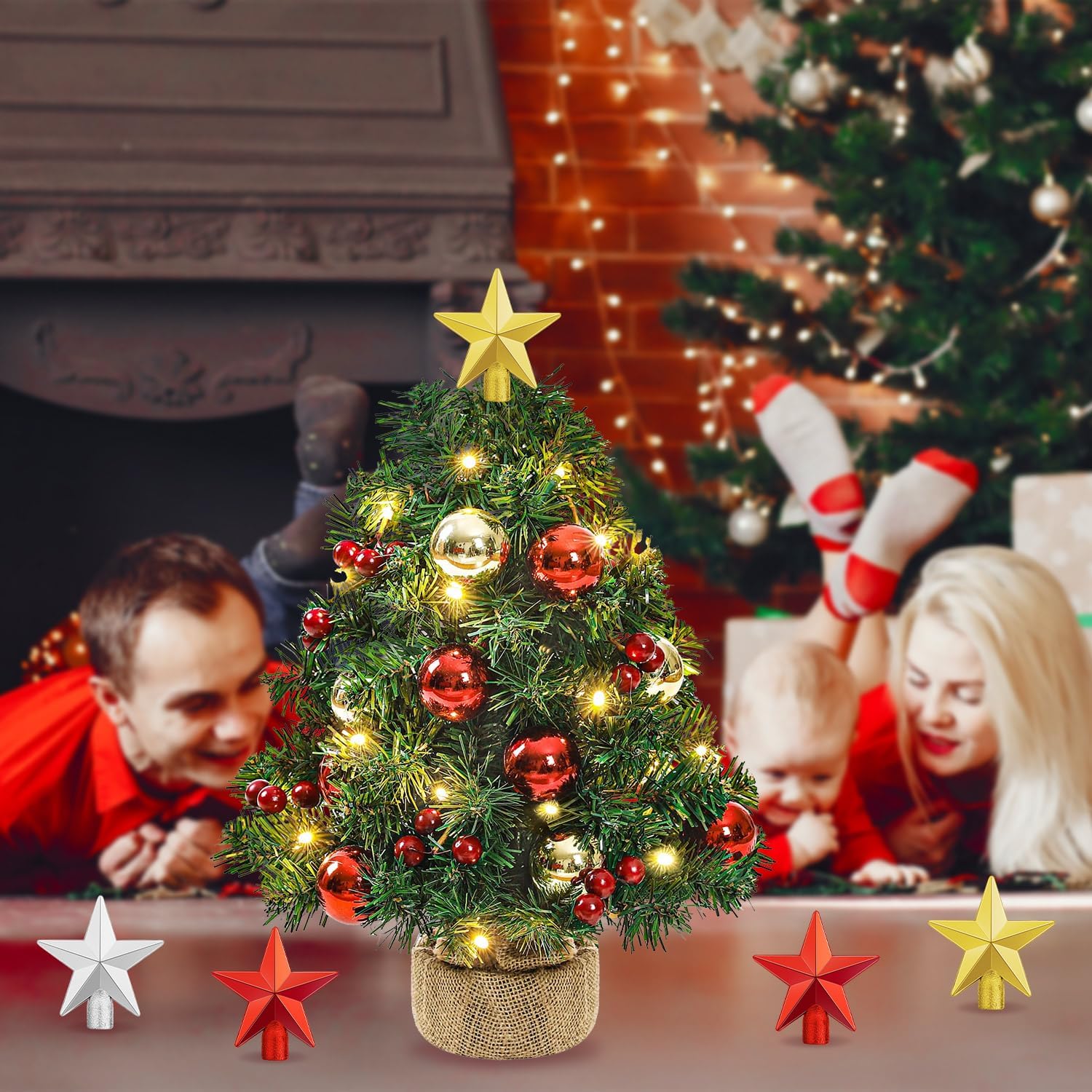 6cm Christmas Tree Topper Star - Star Tree Topper recensie en prijs