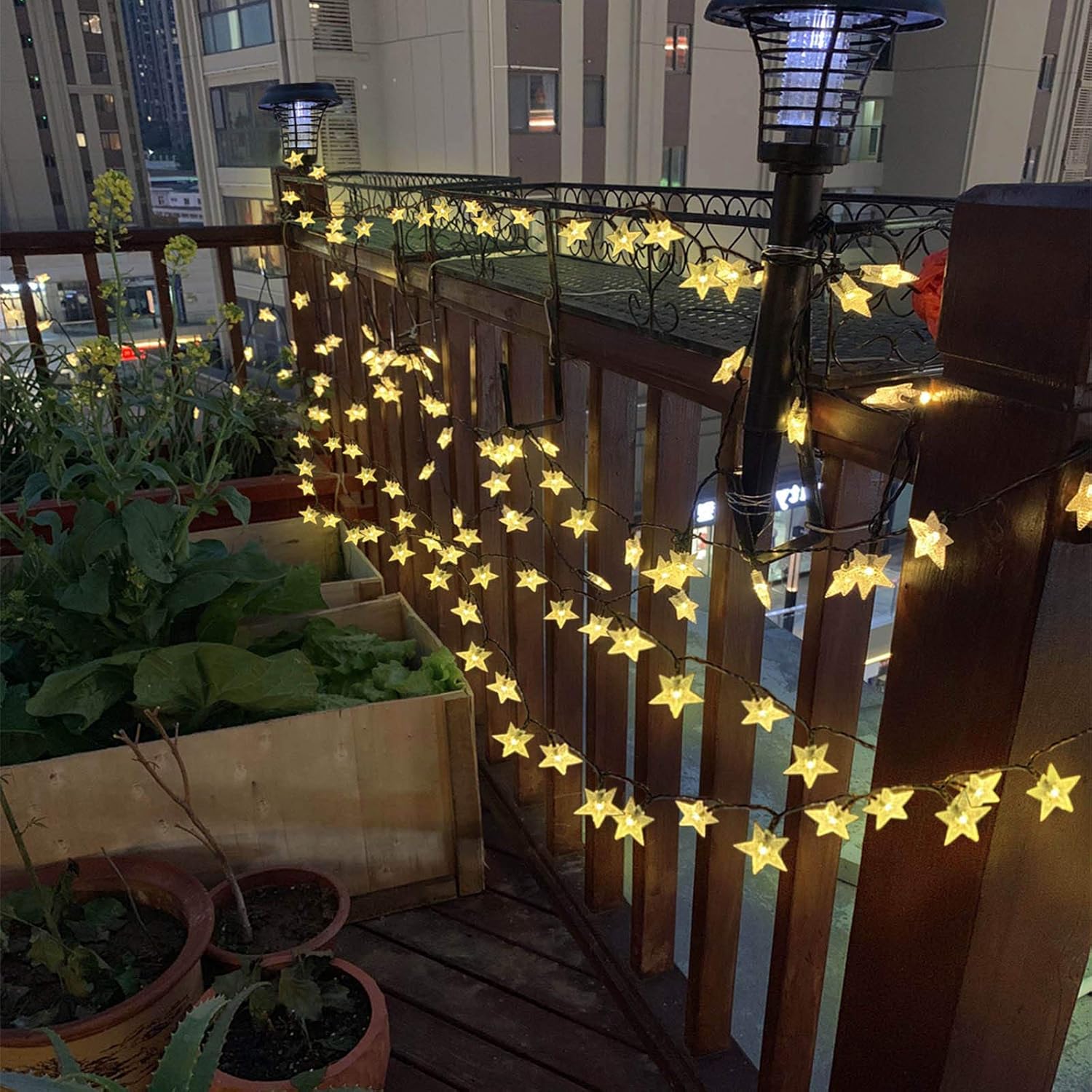50ft 120 LED Solar Star Fairy  - Led Fairy String Lights recensie en prijs