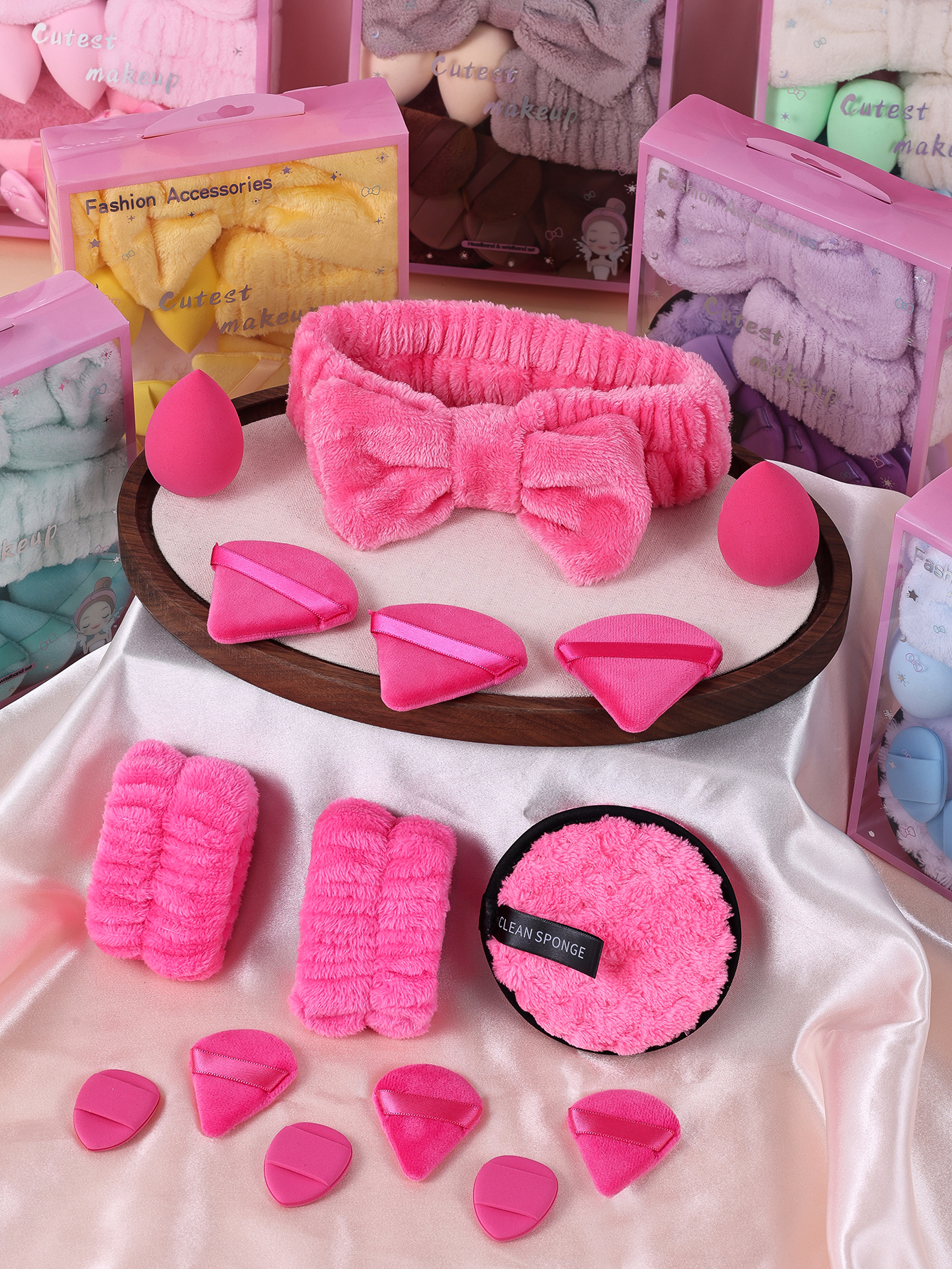 15pcs Women Wash Face Spa Hair - Ribbon Bow Gift recensie en prijs