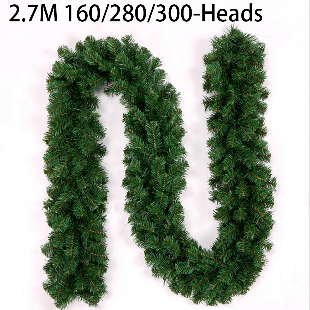 2.7M Artificial Green Christma - Christmas Wreath Fake recensie en prijs