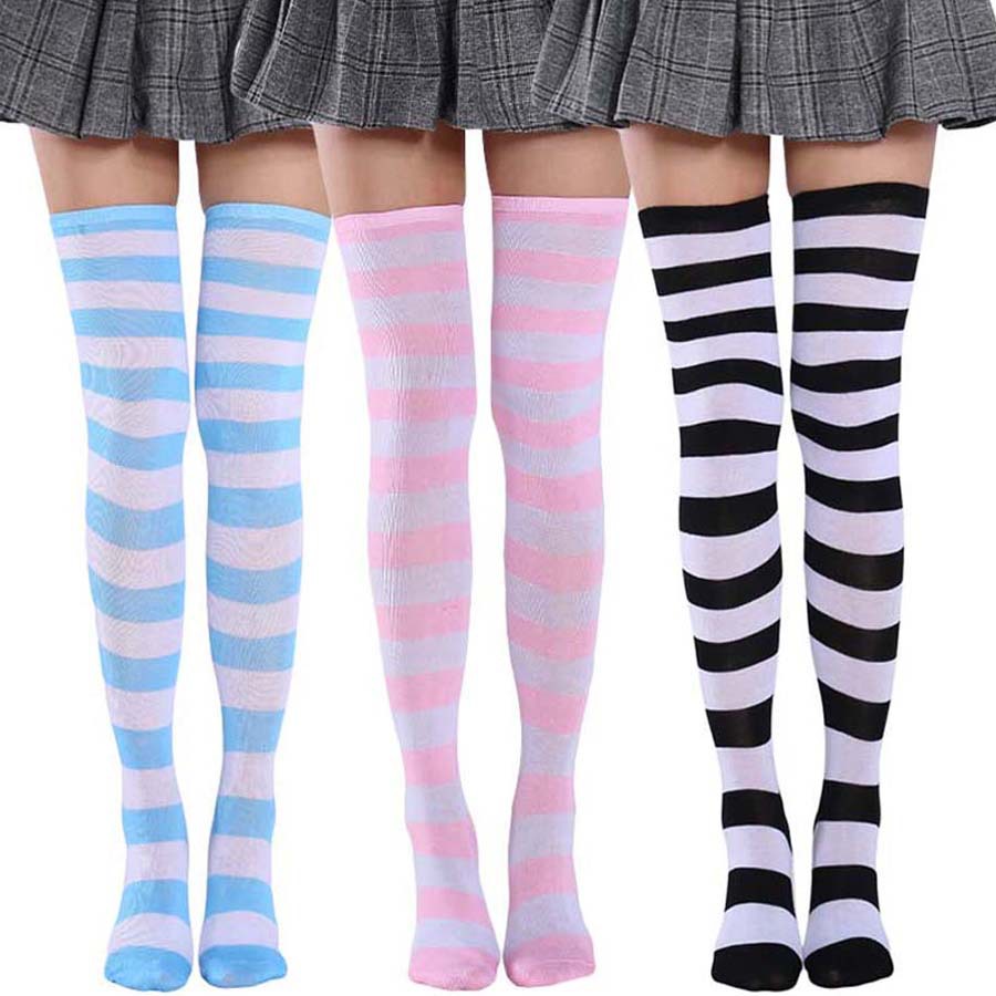 Cute Pink Blue Lolita Striped  - Christmas Stocking Hanging recensie en prijs