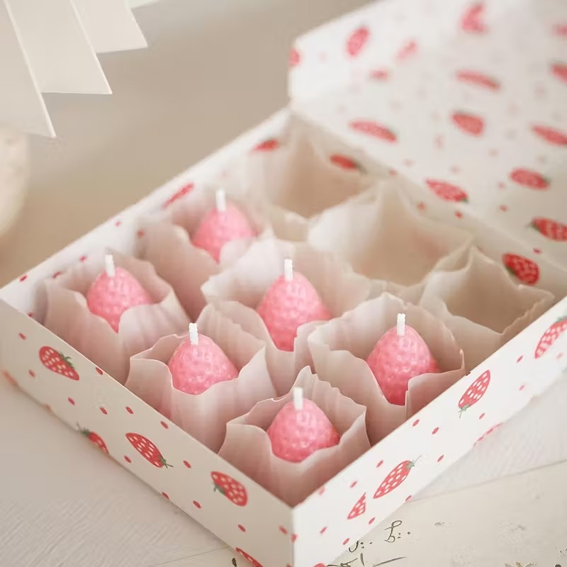 Strawberry Silicone Candle Mol - Holiday Candle Set recensie en prijs