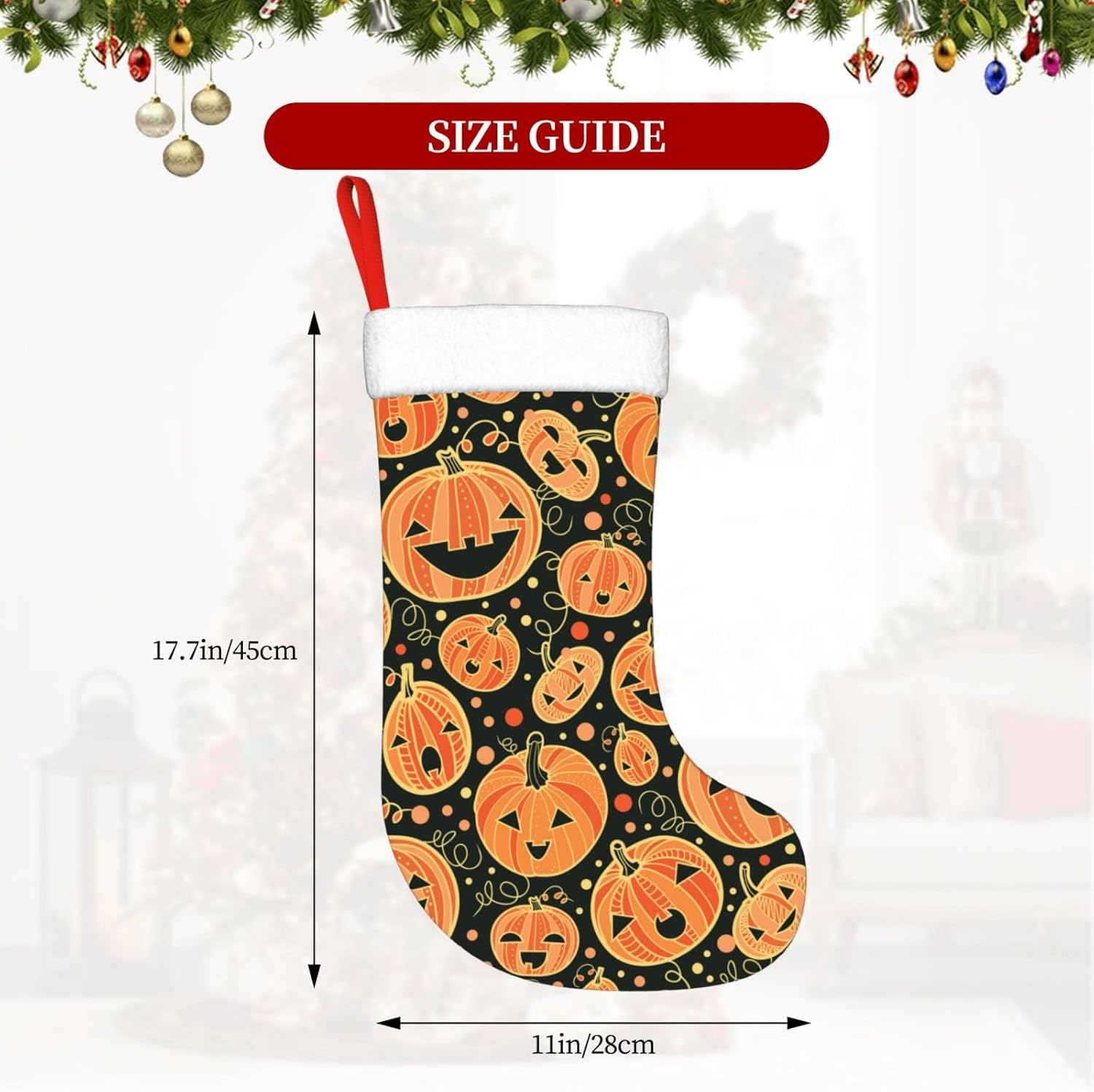 Halloween Pumpkin Christmas St - Christmas Stocking Hanging recensie en prijs
