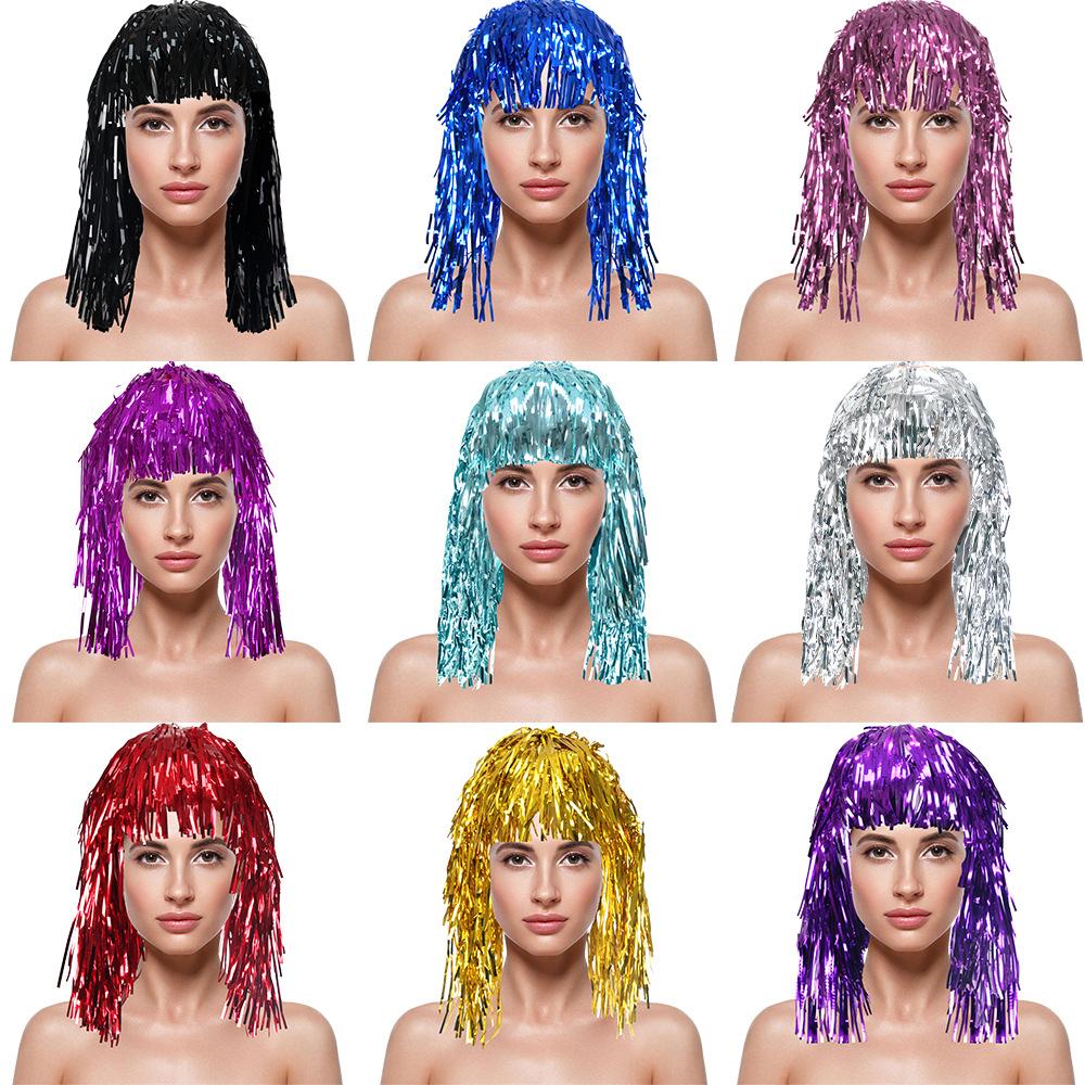 Cosplay Disco Wig Foil Tinsel  - Tinsel Garland Decoration recensie en prijs