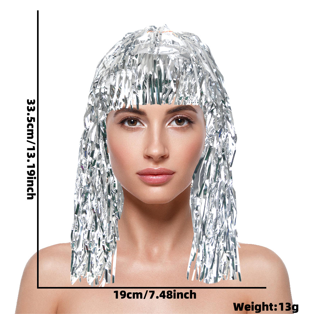 Cosplay Disco Wig Foil Tinsel  - Tinsel Garland Decoration recensie en prijs