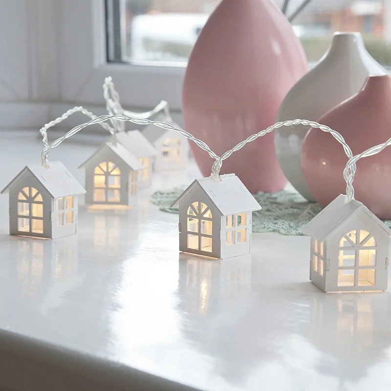 10 LED Christmas Tree House St - Led Fairy String Lights recensie en prijs