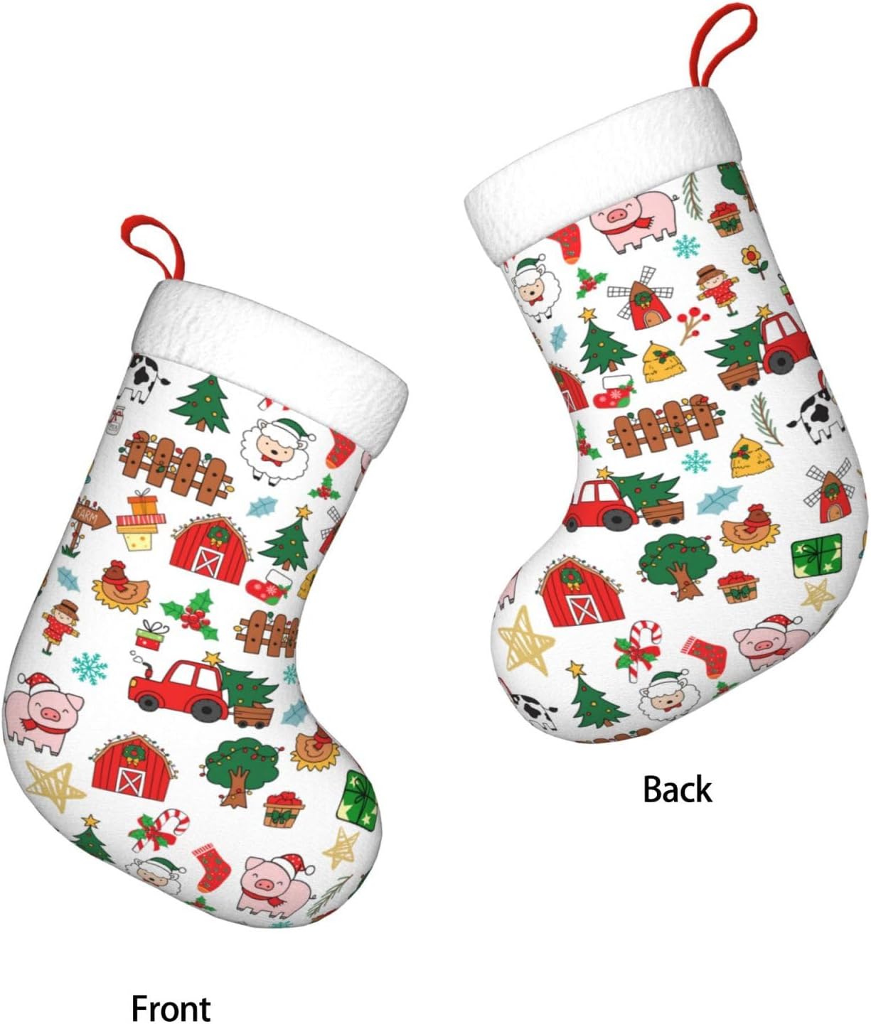 Farm Animals Christmas Stockin - Christmas Stocking Hanging recensie en prijs