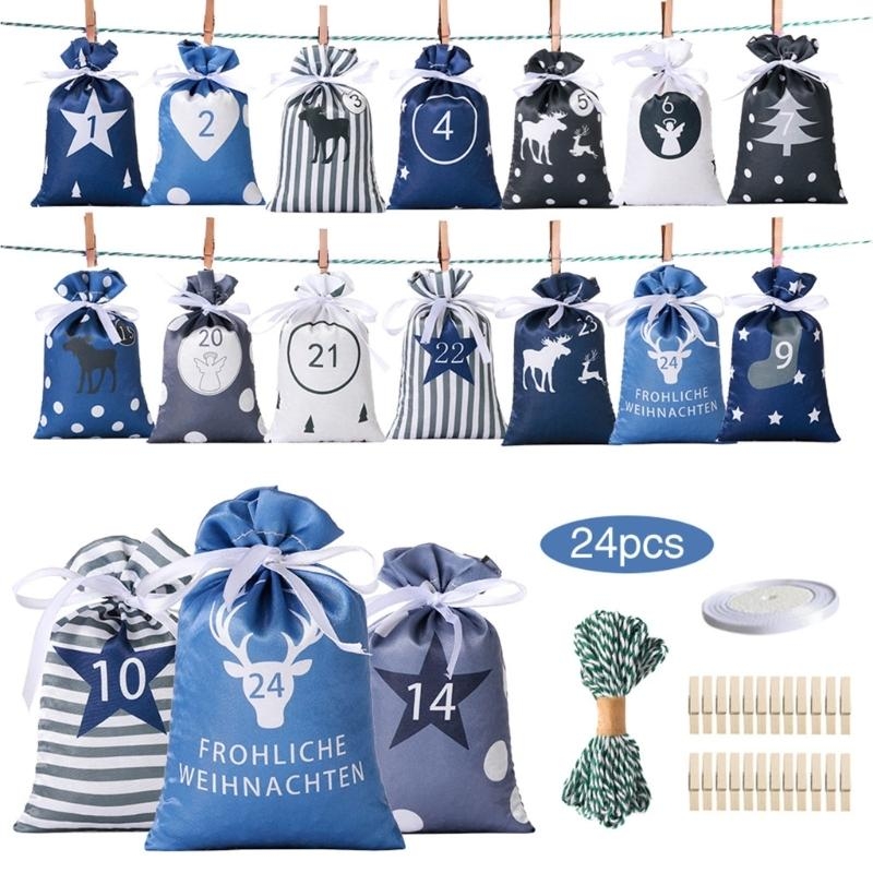 Christmas Advent Calendar Bags - Advent Calendar Gift recensie en prijs