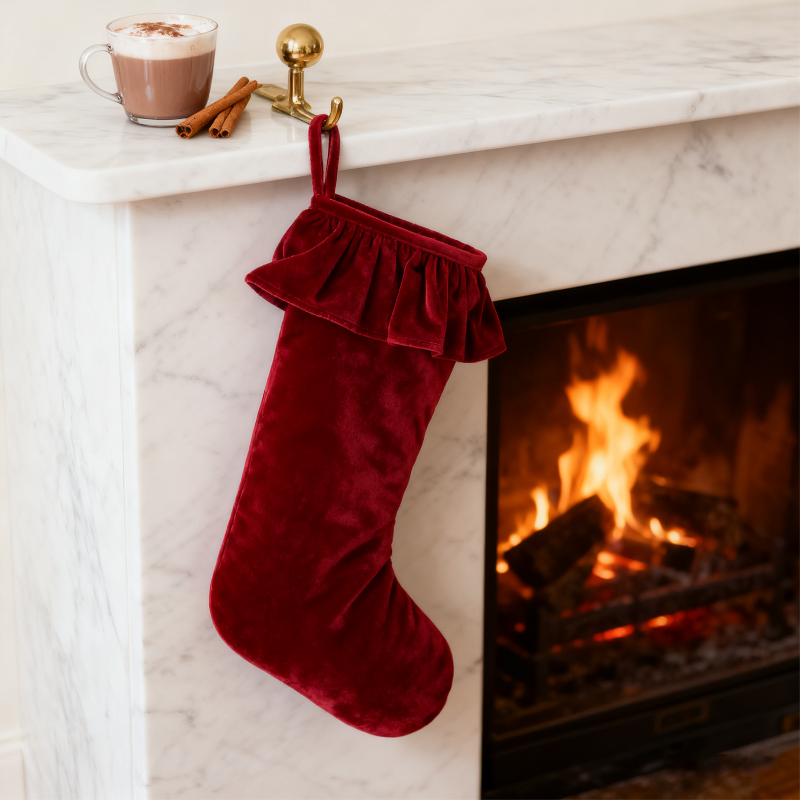 Velvet Christmas Stocking Holi - Christmas Stocking Hanging recensie en prijs