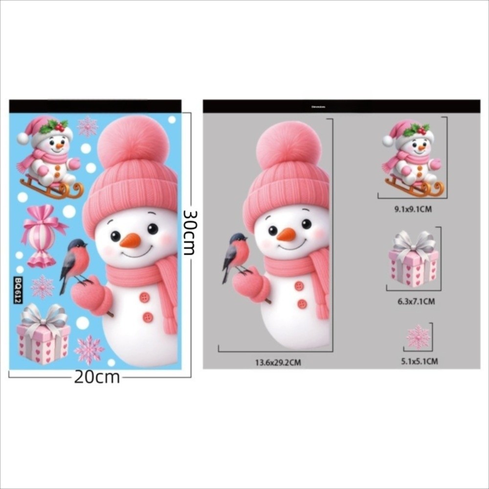 Removable PVC Window Stickers  - Snowflake Window Decal recensie en prijs