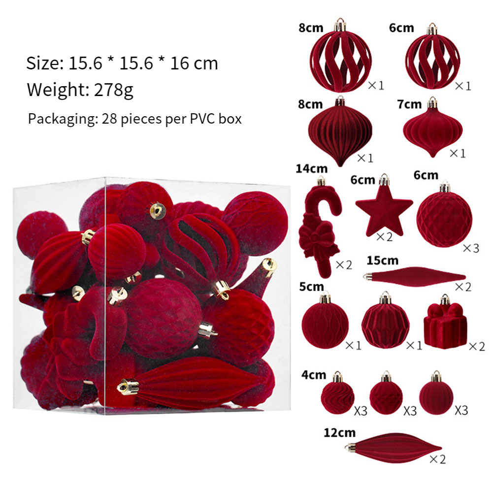  28PCS Christmas Balls Christ - Ornament Ball Set recensie en prijs