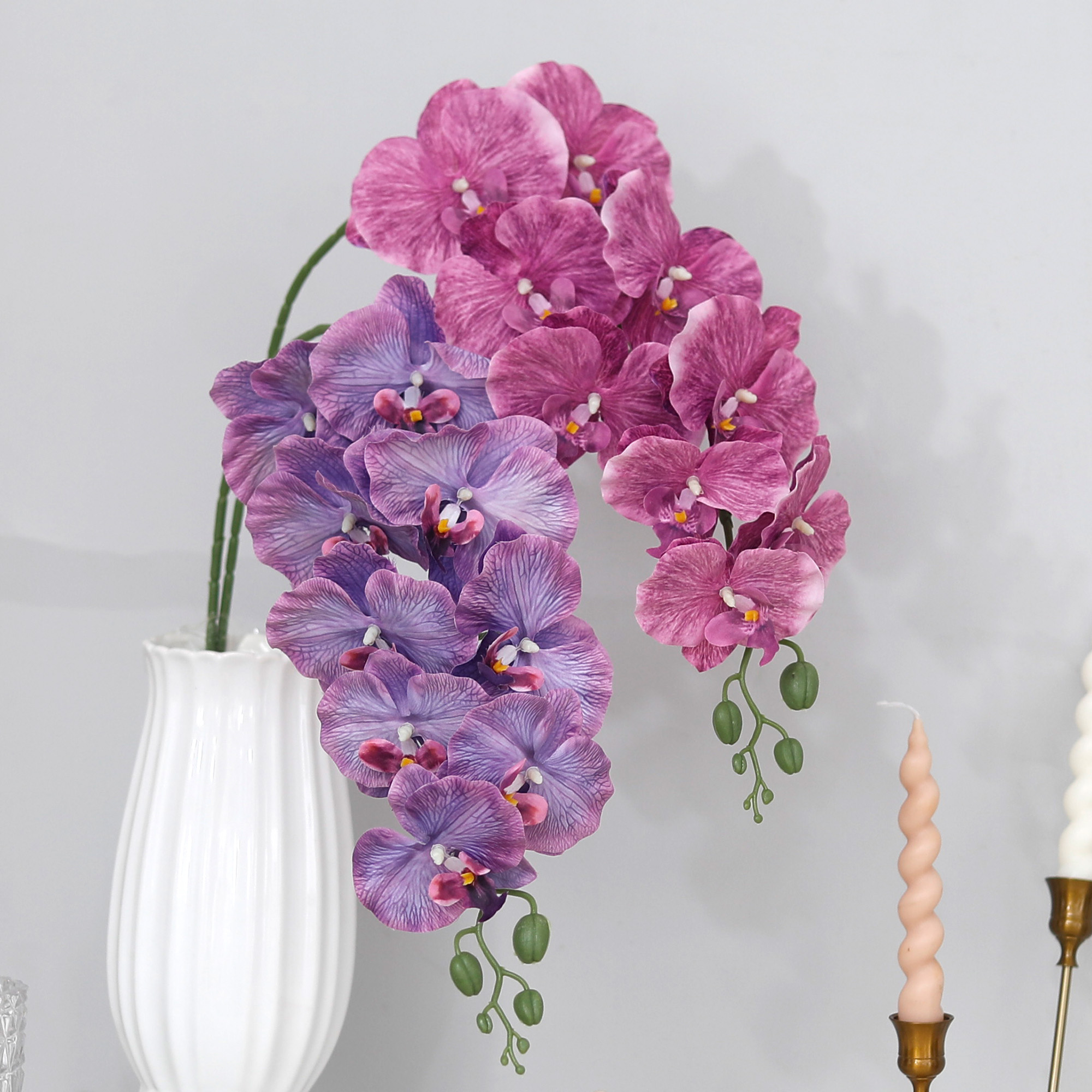 Long Branch Butterfly Orchids  - Christmas Wreath Fake recensie en prijs