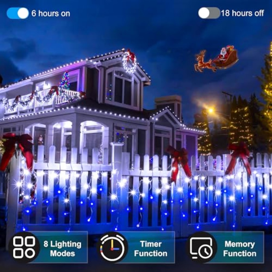 612 LED 60Feet Christmas Light - Christmas Lights Outdoor recensie en prijs