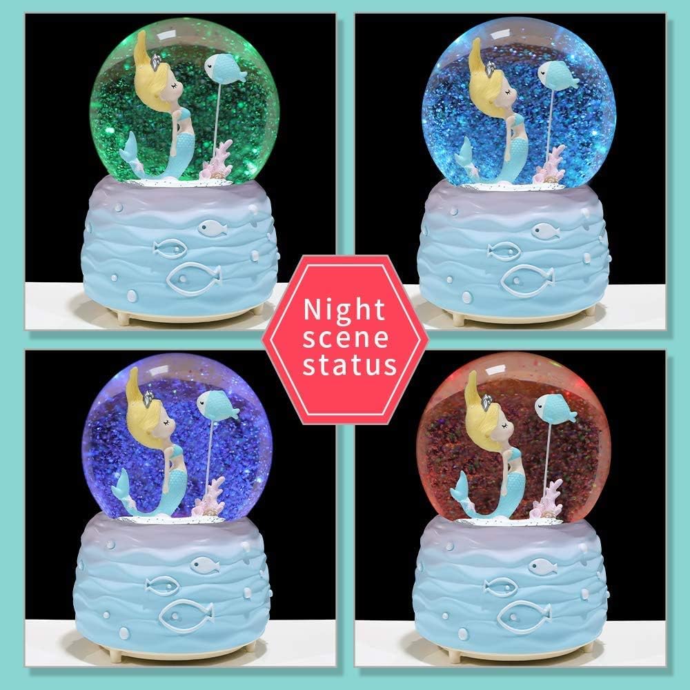 Mermaid Snow Globe Music Box w - Snow Globe Musical recensie en prijs