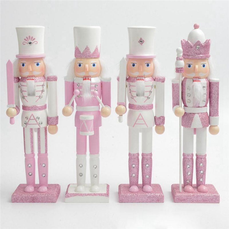 AT16 30cm Pink Wooden Nutcrack - Nutcracker Figurine recensie en prijs