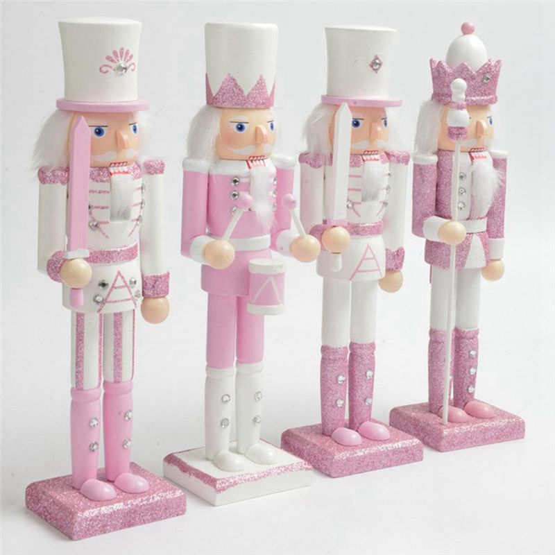 AT16 30cm Pink Wooden Nutcrack - Nutcracker Figurine recensie en prijs