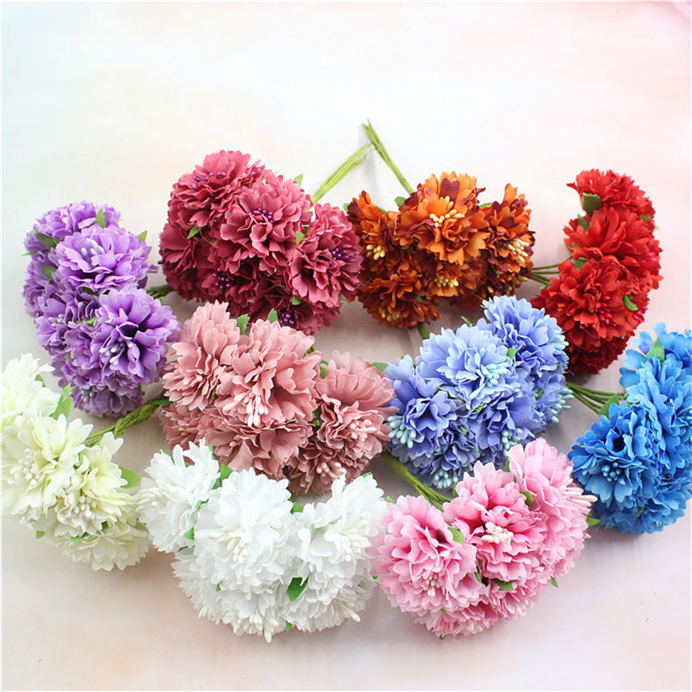 18PCS Bouquet Artificial Flowe - Christmas Wreath Fake recensie en prijs