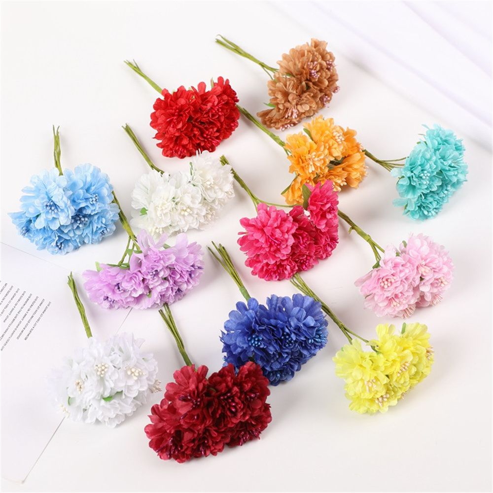 18PCS Bouquet Artificial Flowe - Christmas Wreath Fake recensie en prijs