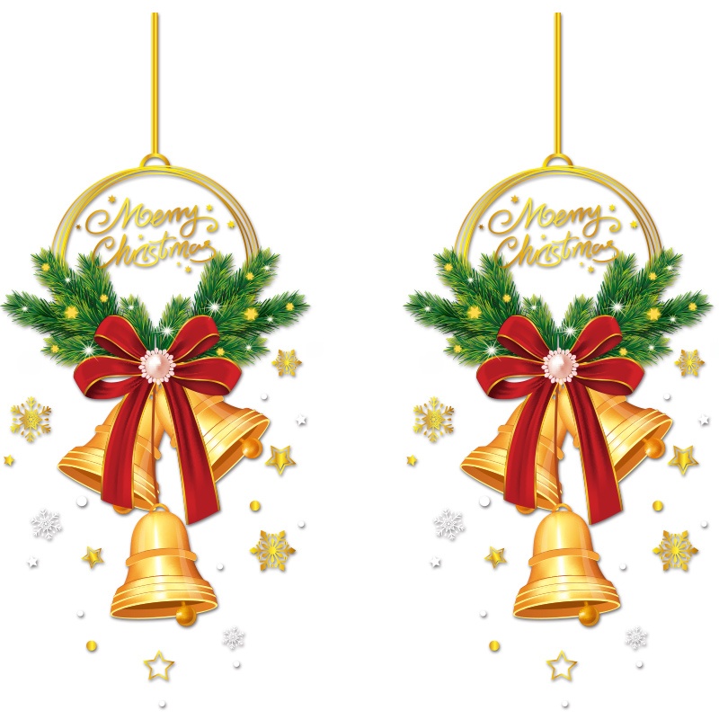 Gold Christmas Tree Snowflake  - Snowflake Window Decal recensie en prijs