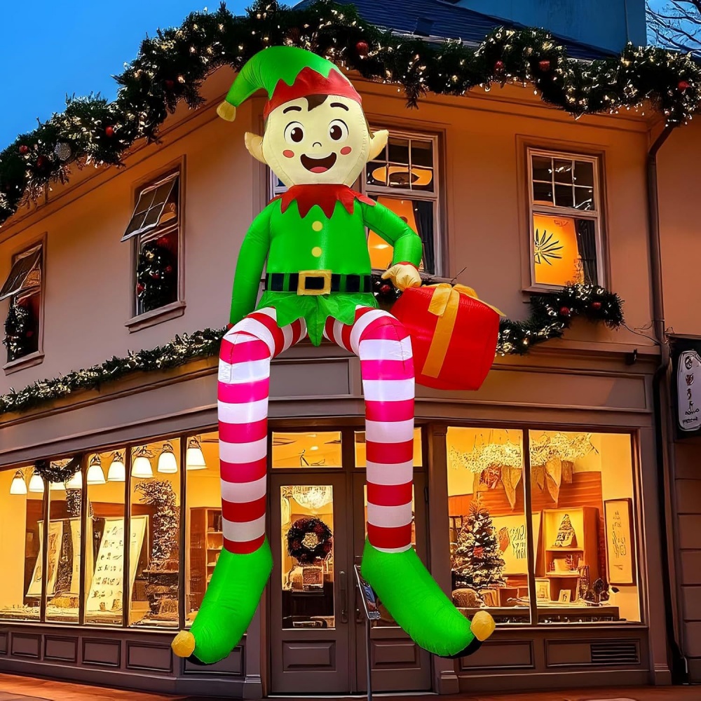 8FT Christmas Inflatables Sitt - Christmas Lights Outdoor recensie en prijs