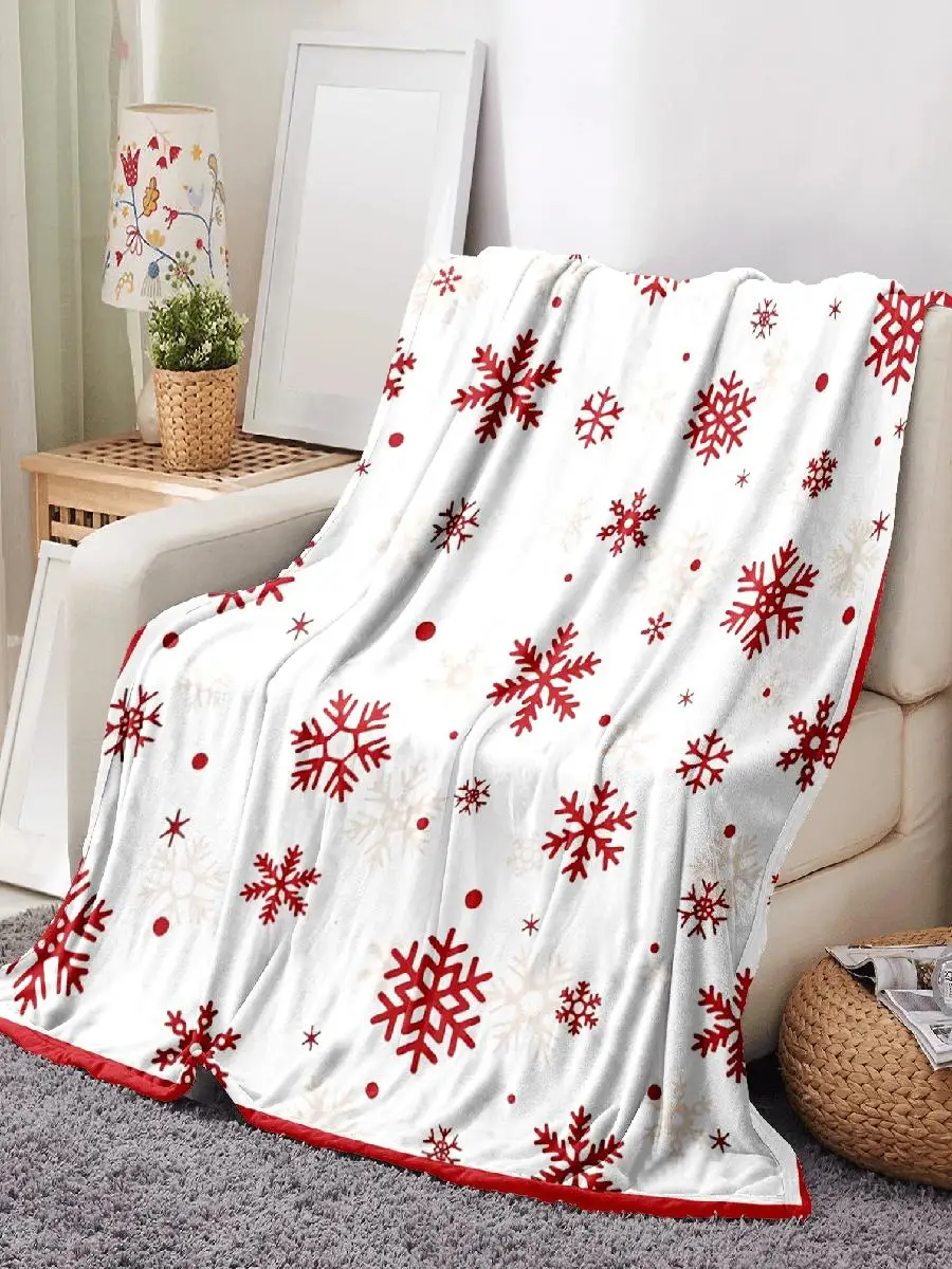 Red Snowflake Blanket Super So - Christmas Throw Blanket recensie en prijs