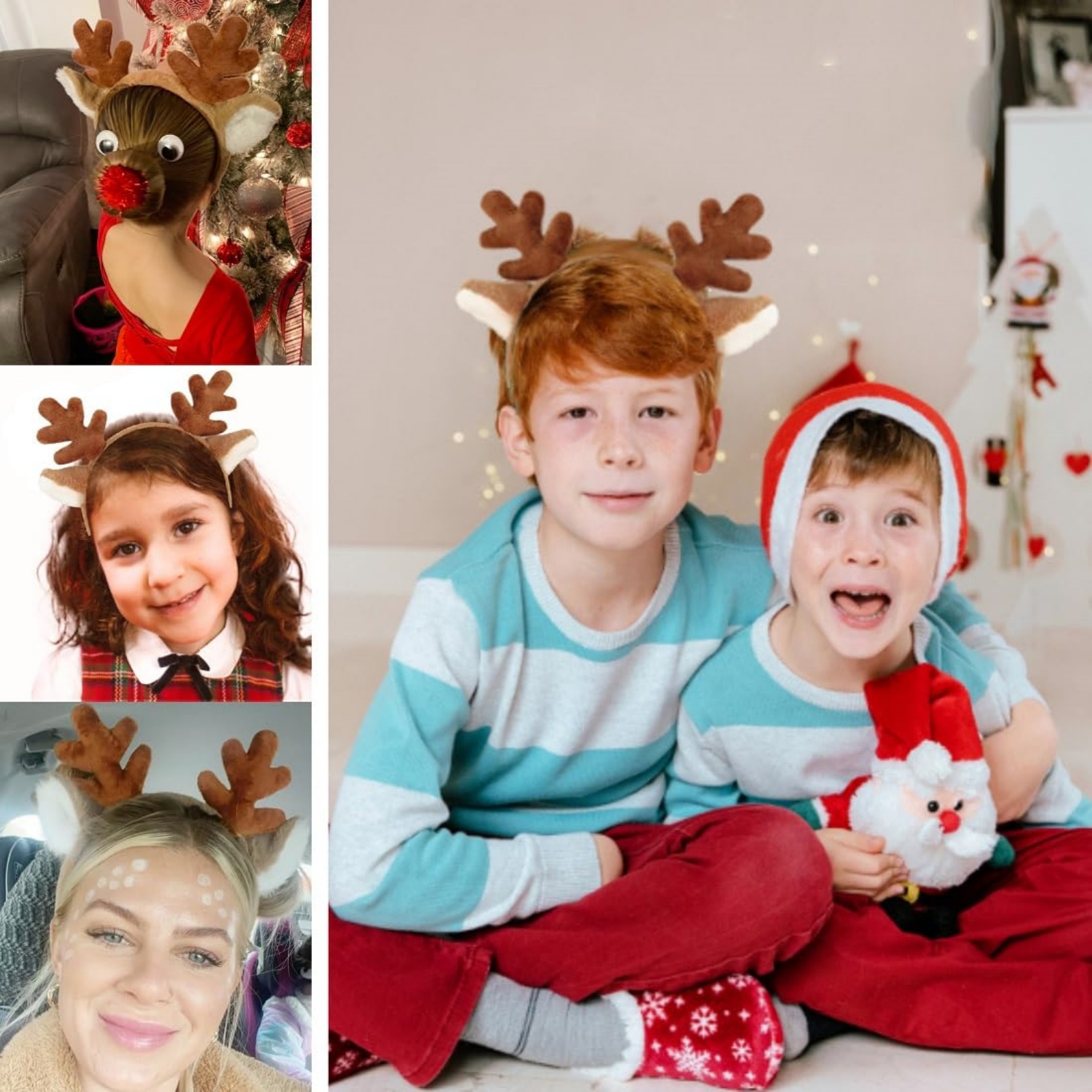 1PC Christmas Reindeer Antlers - Reindeer Antlers Headband recensie en prijs