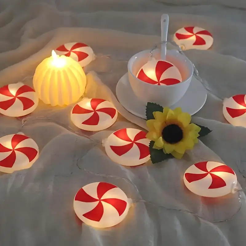 6m 40 LEDS Festive Candy Cane  - Led Fairy String Lights recensie en prijs