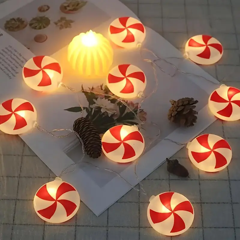 6m 40 LEDS Festive Candy Cane  - Led Fairy String Lights recensie en prijs