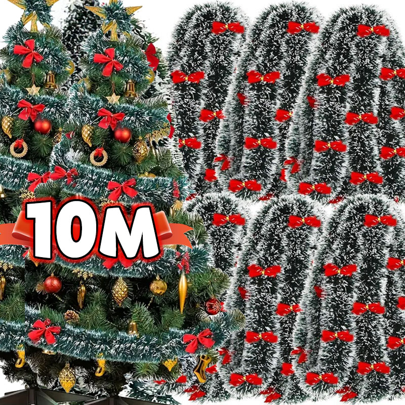 Christmas Bow Tinsel Ribbons G - Tinsel Garland Decoration recensie en prijs