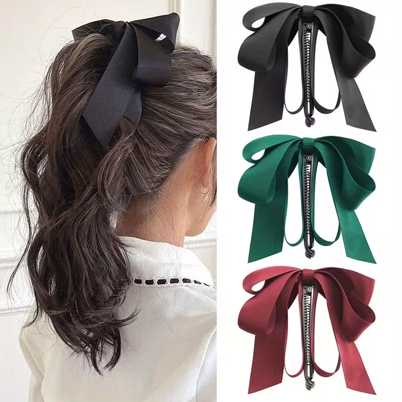 4PCS Bow Tassel Cute Hair Clip - Ribbon Bow Gift recensie en prijs