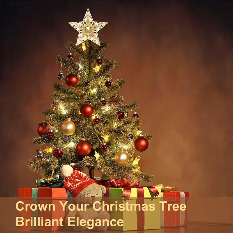 15cm Christmas Glowing Tree To - Star Tree Topper recensie en prijs